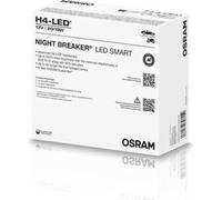 OSRAM H4 Night Breaker LED Smart + 330% Conforme alle Norme StVZO, Set Professio