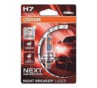 Lampada ad incandescenza alogena OSRAM H7 Night Breaker Laser 12V, 55W
