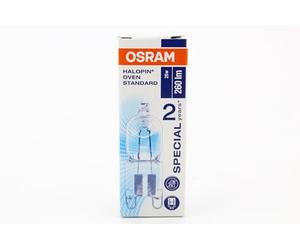 OSRAM Halopin 66725 - Lampada da forno, 25 Watt, G9, trasparente, 230 Volt, utilizzabile sopra i 200 gradi, luce bianca calda
