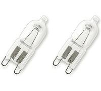 Osram Halopin 66748 - Confezione da 2 penne alogene da 48 Watt, G9, dimmerabili, 230 V, luce bianca calda, 740 lumen, lampadine alogene, lampadina a perno