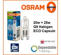 Osram Halopin G9 20w=25w 33w=40w 48w=60w 60w=75w Risparmio Energetico
