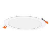 OSRAM Downlight Slim 225mm, luce da incasso a LED, 22W, bianco caldo 3000K, 2000 lumen, design piatto, IP20, facile installazione per soggiorni e corridoi