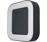 OSRAM ENDURA Style Square lampada LED a parete e soffitto quadrata per esterni in alluminio grigio scuro, a risparmio di energia, protezione IP44, per terrazza e balcone