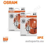 Osram HS1 Kit 2 Lampade Originali per Moto 12V 35W Serie Original