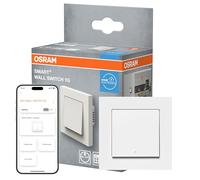 OSRAM Interruttore da parete SMART+ WiFi Matter, 1 canale, 10AX, IP20, bianco, interruttore relè, montaggio a filo, 27 mm