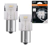OSRAM Kit 2 Coppia Lampade LED P21W BA15s per Auto e Moto