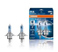 OSRAM kit lampade H4 alogene Cool Blue Intense 12V 60/55W 5000K, confezione 2 pezzi