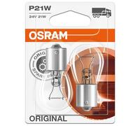 OSRAM ORIGINAL - BASE IN METALLO - Lampadina extra P21W - BA15s - 24V