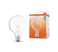 OSRAM Lampada a LED Globe125 a stella a LED per base E27, forma del globo, look filamento, 250 lumen, bianco caldo, 2700k, sostituzione di lampadine da 25 W convenzionali, non dimmerabile, 1 pacco