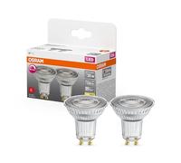 OSRAM Lampada a riflettore Superstar, GU10-base vetro trasparente ,Bianco caldo (2700K), 230 Lumen, sostituzione delle lampade 35W, dimmerabile, 2-Confezione