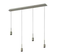 OSRAM Lampada a sospensione Decor Needle Linear 4xE27, beige, acciaio, compatib