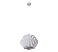 OSRAM Lampada a sospensione DECOR Paper Lantern Gem E27 Bianca 350mm, lampada p