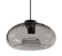 OSRAM Lampada a sospensione DECOR Smoke Glass, vetro fumé in metallo nero, vers