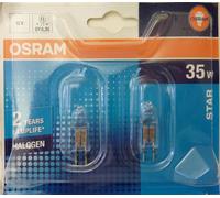Osram Lampada Alogena GY6.35, 35 W, 2 unità, Bianco Caldo, 8 x 8 x 12 cm