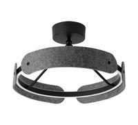 OSRAM Lampada da soffitto Decor Curve Felt LED 33W 3000K con 1000lm Grigia 430m