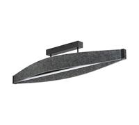 OSRAM Lampada da soffitto Decor Flat Felt LED 23W 3000K 800lm Grigia, Lampada d