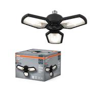 OSRAM Lampada da soffitto Highbay Blade con ali, 40W, E27 | Highbay Blade E27, LED Lamps, Nero, 20000 h, confezione da 1