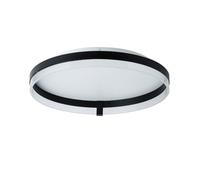 OSRAM Lampada da soffitto LED Decor Circle, Acrilico Nero, 500mm, 32W, 1800lm,