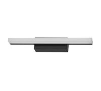 OSRAM Lampada da specchio Orbis in nero, 40 cm, alloggiamento in alluminio, 6,8