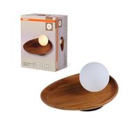 OSRAM Decor Acacia Nest Lampada da Tavolo, Legno di Acacia Marrone, Versione G9