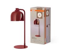 OSRAM Lampada da tavolo DECOR Corolle G9 Rossa Metallo Vetro