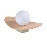 Lampada da tavolo OSRAM Decor Pearl, beige, feltro, G9 Osram