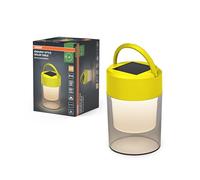 OSRAM Lampada da Tavolo ENDURA STYLE SOLAR, 0,42W, 20lm, 3000K bianco caldo, dimmerabile, gancio, IP44, Plastica Gialla