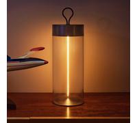 OSRAM DECOR FILAMENT Lampada LED da pavimento 320mm, grigio scuro, 1,2W, 105lm, wireless, design moderno del filamento, controllo individuale della luminosità, dimmerabile, tecnologia touch, batteria