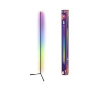 OSRAM Lampada da terra LED Matter over Wifi Floor Corner 2000 mm, 20 W, RGBW, 2700-6500 K, WiFi, telecomando, nero, luce ambientale