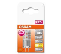 Osram Lampada Dimmable LED PIN con base GY6.35, bianco caldo (2700K), 320 lumen, vetro trasparente, multi-pack