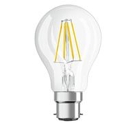 OSRAM Lampada LED, Attacco: B22d, Cool White, 4000 K, 6,50 W, sostituzione per 60 W Incandescent bulb, chiaro, LED Retrofit CLASSIC A,Confezione da 1