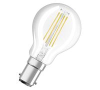 OSRAM Lampada LED Classic P40 Star Classic P40 per base B15D, forma a goccia, look da filamento, 470 lumen, bianco caldo, 2700k, sostituzione per lampadine da 40w venzionali, non dimmerabile, 1 pacco