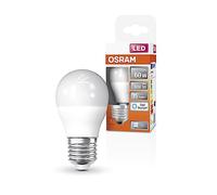 OSRAM Lampada LED Classic P60 Star Classic P60 per base E27, forma a goccia, fr, 806 lm, bianco caldo, 2700k, sostituzione per lampadine da 60w venzionali, non dimmerabile, pacchetto da 6 pacchetti