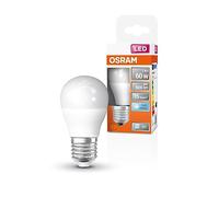 OSRAM Lampada LED Classic P60 Star Classic P60 per base E27, forma a goccia, look Matt, 806 lumen, bianco freddo, 4000k, sostituzione per lampadine da 60w convenzionali, non dimmerabile, 1 pacchetto