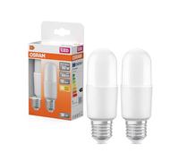 OSRAM Lampada LED Classic Stick 8,5W 827, 2700 K bianco caldo, E27, opaca, 806 lm, 15.000 ore, per aree residenziali