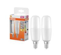 OSRAM Lampada LED Classic Stick 9,5W 827, 2700 K bianco caldo, E14, opaca, 1055 lm, 15.000 ore, per zona giorno