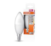 OSRAM Lampada LED classica di stella LED B60 per base E14, forma di candela, look Matt, 806 lumen, bianca diurna, 6500k, sostituzione per lampadine da 60w convenzionali, non dimmerabile, 1 pacco
