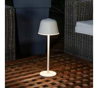 OSRAM lampada LED da tavolo ricaricabile ENDURA STYLE, beige 30 cm IP44 CCT Osram