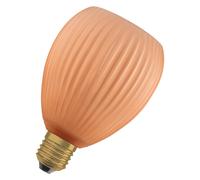 OSRAM Lampada LED DECOR FLAT in vetro colorato, ovale Ø110mm, arancione, E27, 3