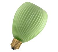 OSRAM Lampada LED DECOR FLAT in vetro colorato, ovale Ø110mm, verde, E27, 3,5W,
