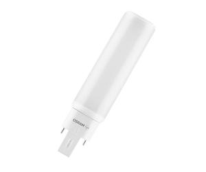 OSRAM Lampada LED DULUX con attacco a spina G24q 6W 660lm 6500K, fluorescente compatta di ricambio, ECG, girevole, 30.000 ore, senza mercurio, facile sostituzione, IP20