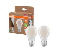 OSRAM Lampadina LED E27 5W opaca 4.000K 1055lm 2 pezzi Osram