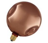 OSRAM Large Decor LED Flat Lamp 3.5W 827 E27 Non-Dim in Electro Glass Rose 3.5 W, Rosa