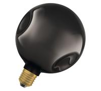 OSRAM Lampada LED in vetro DECOR FLAT Electro Retro, media Ø150mm, nera, E27, 3