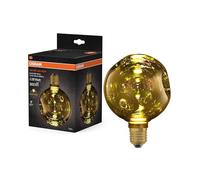 OSRAM Small Decor LED Flat Lamp 3.5W 827 E27 Non-Dim in Electro Glass Gold 3.5 W, Oro