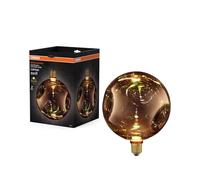 OSRAM Large Decor LED Flat Lamp 3.5W 827 E27 Non-Dim in Electro Glass Rose 3.5 W, Rosa