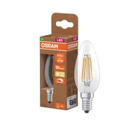OSRAM Lampada LED mini candela Classic B40 Filamento 2,5W E14 trasparente | LED Classic B 40 Filament DIM Energy efficiency class B, LED Lamps, Chiaro, 50000 h, confezione da 1