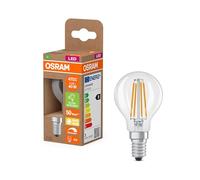 OSRAM Lampada LED mini candela Classic P40 Filament, 2,5W, E14, trasparente, design piccolo, consigliata per lampadari, lampade da scrivania, lampade da specchio