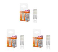 OSRAM Lampada LED multicolore LED PIN con attacco G9 retrofit, 4,9 W / 806 lm, luce bianca fredda e trasparente con 4000 K, non dimmerabile, IP20, vetro senza piombo, diametro 18 mm. (Confezione da 3)