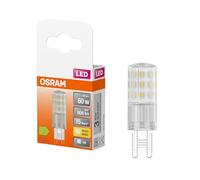 OSRAM Lampada LED multicolore LED PIN con attacco retrofit G9, 4,9 W / 806 lm, luce bianca calda e chiara con 2700 K, non dimmerabile, IP20, vetro senza piombo, diametro 18 mm.